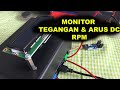 MONITOR TEGANGAN ARUS DAYA DC DAN RPM