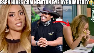 BREAKING: Kimberly Martin Breaksdown After Cam Newton Hired BY ESPN After She Dissed Him Live OnESPN