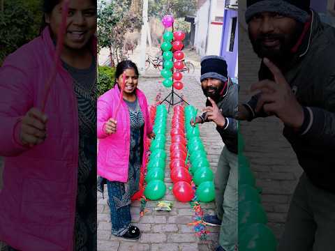 80 Balloon Popping Challenge Race, Sister Vs Brother #shorts #Game ...