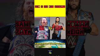 Sami Zayn vs roman Reigns | world wrestling entertainment