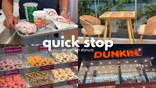 Quick stop at Dunkin Donuts | Michiko Suzuki