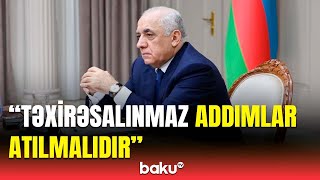 Baş nazir qurum rəhbərləri ilə mühüm iclas keçirdi | Nələr müzakirə edildi?