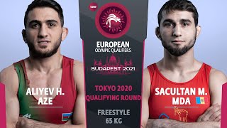 1/2 FS - 65 kg: H. ALIYEV (AZE) v. M. SACULTAN (MDA)