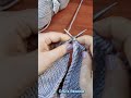 Как набрать петли для подреза или от края knitting вязаниеспицами