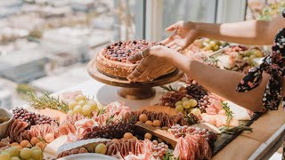 My DIY Wedding Cake 🎂 \u0026 Charcuterie Spread  | MY BALCONY WEDDING - PART 4