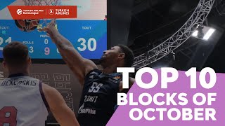 Top 10 Blocks | October | 2021-22 Turkish Airlines EuroLeague