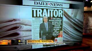 Macy's CEO "shocked" by Martha Stewart