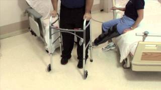 Physical Therapy: Transferring from Bed to Chair (Knee Replacement)