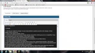 How to put images into the HTML module on Enjin.