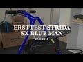 das faltrad strida xs blue man im ersten test