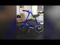 das faltrad strida xs blue man im ersten test