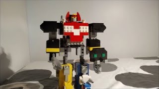 LEGO Power Rangers Dino Megazord MOC Tutorial Part 6: Megazord