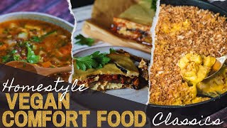 Homestyle Vegan Comfort Food Classics | Easy and Delicious Recipes #comfortfood #homestylecooking