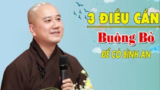 Tâm Phải Biết Buông Bỏ Thì Đời Mới Hạnh Phúc - Thầy Thích Pháp Hòa