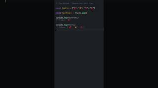 JavaScript Example - Pop Method