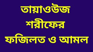 তায়াউজ এর ফজিলত #islamicvideos #islamic lecture