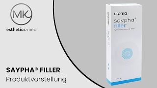 SAYPHA® FILLER - Für die Behandlung oberflächliche und mitteltiefe Falten