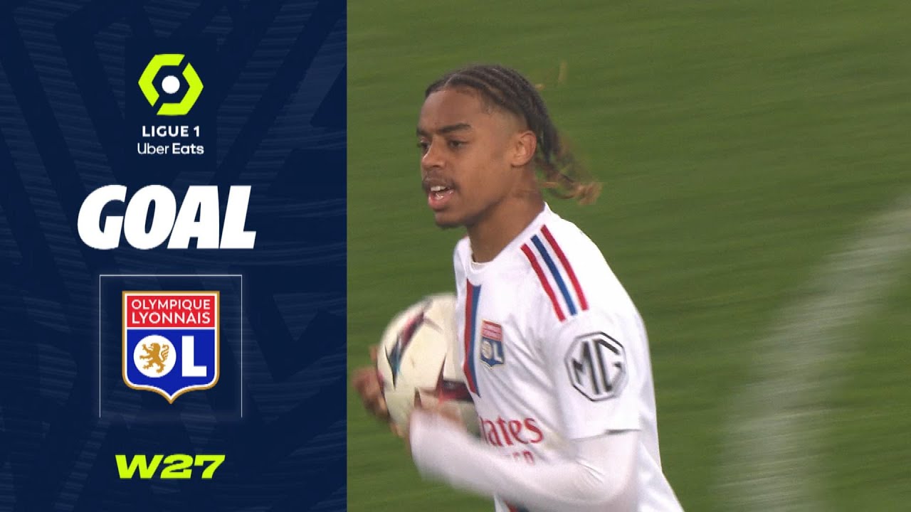 Goal Bradley BARCOLA (64' - OL) LOSC LILLE - OLYMPIQUE LYONNAIS (3-3 ...