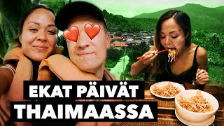 JOTAIN TÄYSIN UUTTA ✈️🌴🍜 | Thai day 1