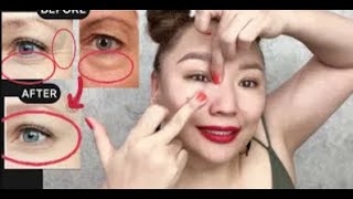 🛑 FACE YOGA FOR EYE BAGS, PUFFY EYES, UNDER EYE WRINKLES, DARK CIRCLES | FACE MASSAGE FOR EYES