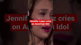 Jennifer Lopez cries on American Idol #shorts #short
