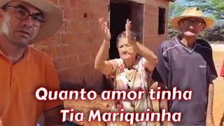 TIA MARIQUINHA CONHECENDO A NOVA CASA DO IRMÃO RUFINO 🙌👏#sertaomamoeiro