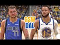 WARRIORS vs MAVERICKS (PS5) - NBA 2K24 [4K UHD]