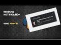 Send Window Notification | Using winotify | Python Tutorial | #mrlazyprogrammer #mr #python