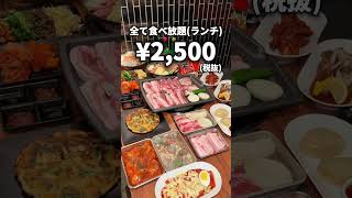 【激安】韓国料理食べ放題が2,500円！？【新大久保】