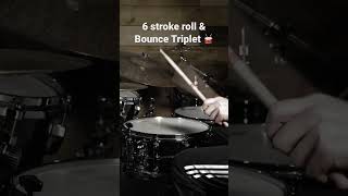 6 stroke roll \u0026 bounce triplet 🥁 @CodeDrumHeads