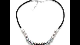 Majorica 8mm Round Manmade Organic Pearl Necklace