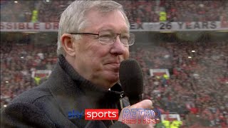Sir Alex Ferguson's farewell speech
