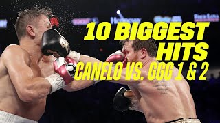 Canelo vs. Gennadiy 'GGG' Golovkin III | All The Biggest Hits From Their First Two Battles