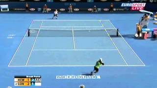 Gonzalez vs Hewitt Australian Open 2009 1RD