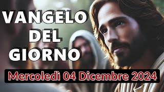 VANGELO DEL GIORNO MERCOLEDI 04 DICEMBRE 2024 ❤️ Gesù guarisce molti malati e moltiplica i pani