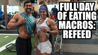 Couples Full Day of Eating - Refeed with Macros - No Cheat Meals