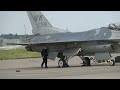 【４k】間もなく三沢基地航空祭2023 paca f 16demoteamの予習