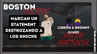 Celtics destruye a Knicks en la NBA Opening / LeBron & Bronny hacen historia & más