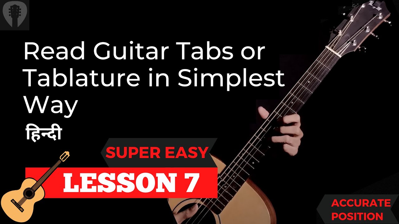 Read Guitar Tabs Or Tablature In Simplest Way Hindi | Beginners Guitar ...