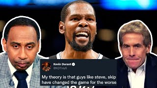 Kevin Durant SLAMS Stephen A Smith And Mainstream Media After TERRIBLE Michael Jordan Take On ESPN