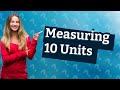 How do you measure 10 units in a syringe?