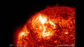 Beautiful Plasma Eruption (3/21/2024) - SolarHam.com