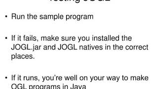 java opengl jogl