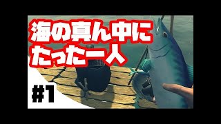 海版マインクラフトで凶暴なサメとイカダ生活はじめました 1日目