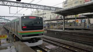 E231系近郊型　湘南新宿ライン東海道線直通特別快速小田原行き　大宮駅入線