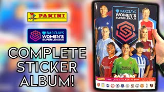 ALL 349 STICKERS! | PANINI BARCLAYS WOMEN'S SUPER LEAGUE STICKERS 2024 | 100% COMPLETE STICKER ALBUM