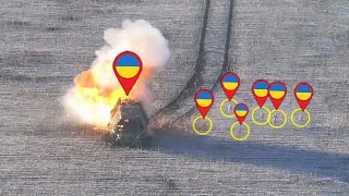 Terrible! Ukrainian Tank Unit Destroyed by Russian Fpv Drones