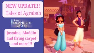 NEW UPDATE REVEAL!!  DISNEY DREAMLIGHT VALLEY - ALADDIN, JASMINE and more!!!!  Tales of Agrabah!!