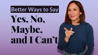 Better Ways to Say Yes and No in English | Plus 'Maybe' and 'I can't'