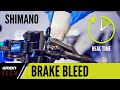 Bleeding A Shimano Disc Brake In Real Time | How To Bleed A Disc Brake